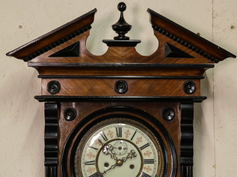 A 19th century Vienna Wall Clock View VII