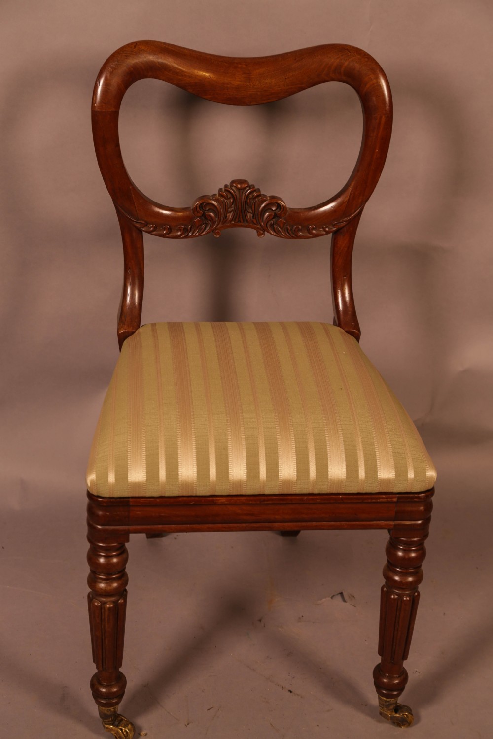 A Set of 6 Early Victorian Mahogany Dining chairs posobly GILLOWS View VI