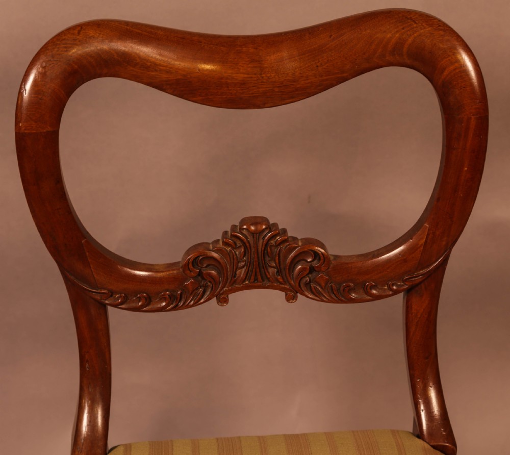A Set of 6 Early Victorian Mahogany Dining chairs posobly GILLOWS View IX