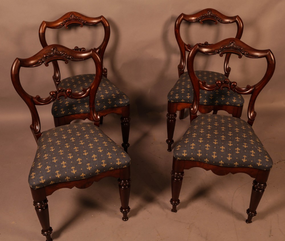 A Super Quality set of 4 William IV Dining Chairs View II