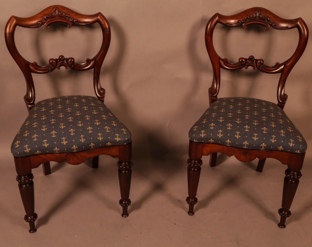 A Super Quality set of 4 William IV Dining Chairs View III