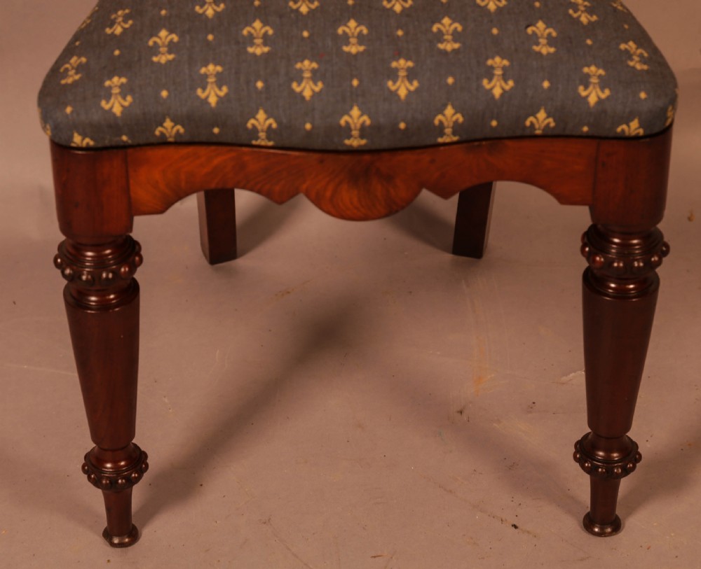 A Super Quality set of 4 William IV Dining Chairs View VI