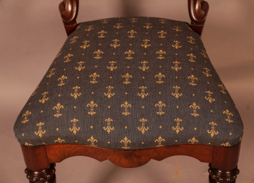 A Super Quality set of 4 William IV Dining Chairs View VII