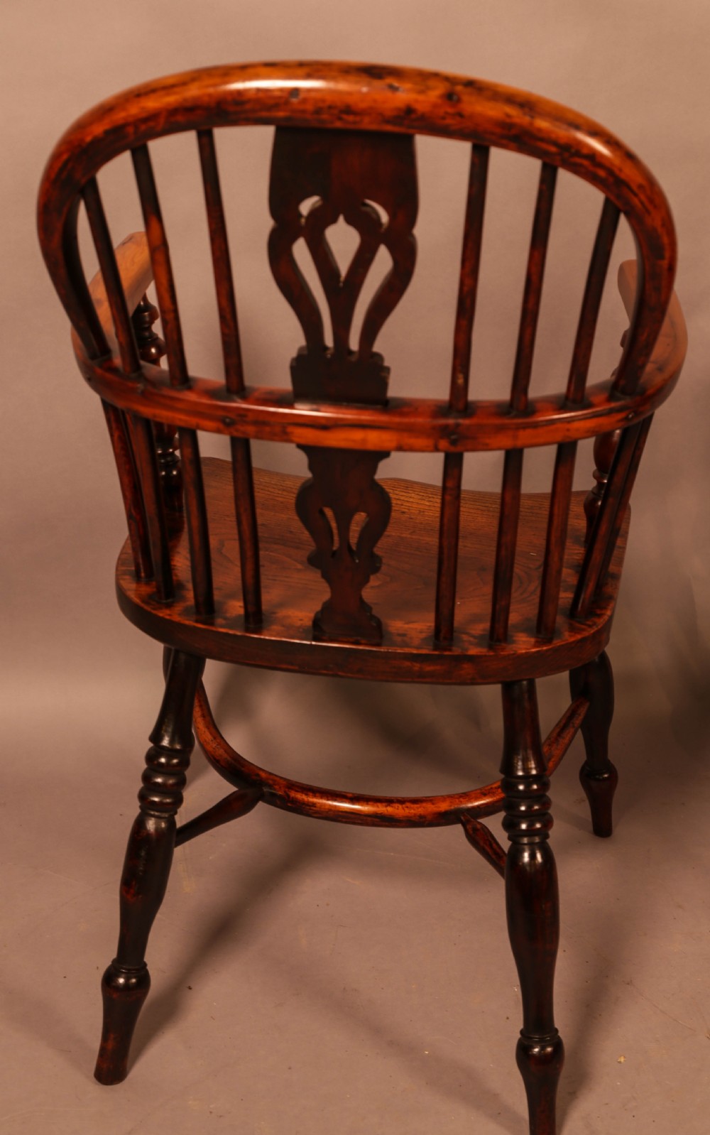 A Matching Pair of Yew Wood Windsor Chairs Rockley Maker View IV
