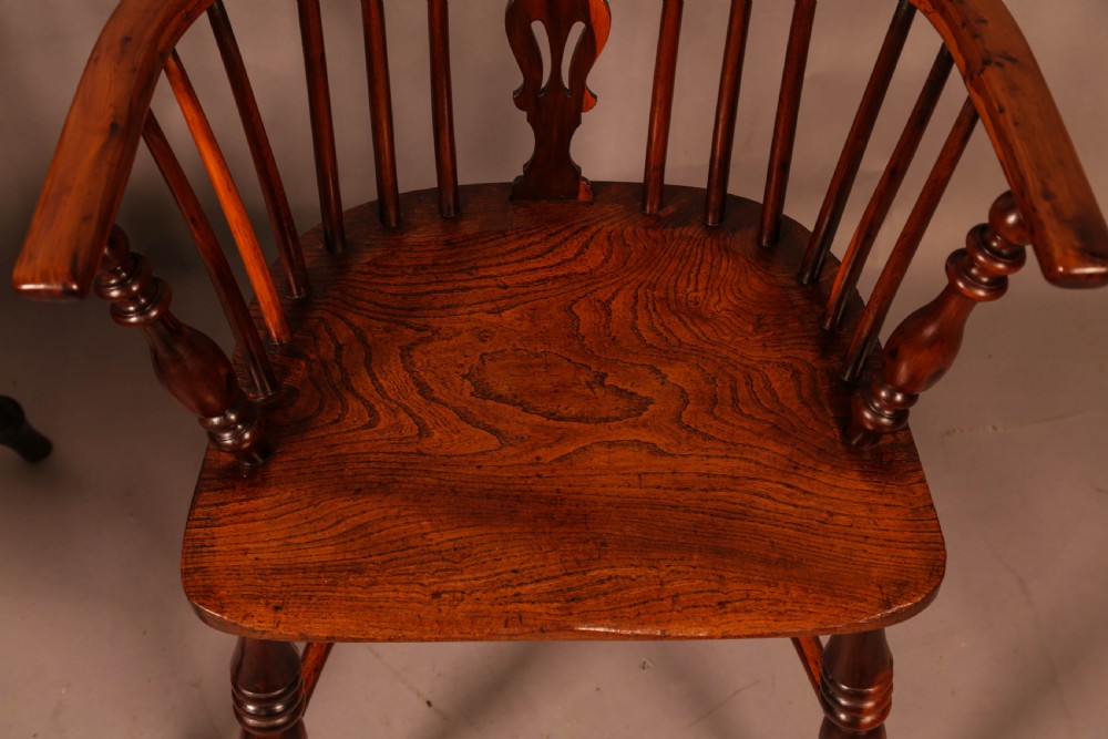 A Matching Pair of Yew Wood Windsor Chairs Rockley Maker View VI