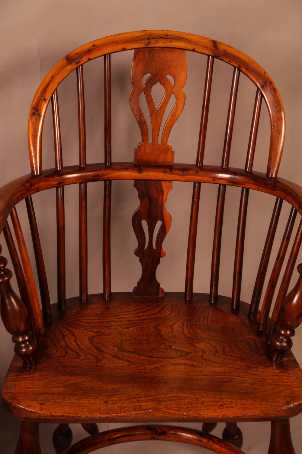 A Matching Pair of Yew Wood Windsor Chairs Rockley Maker View XI