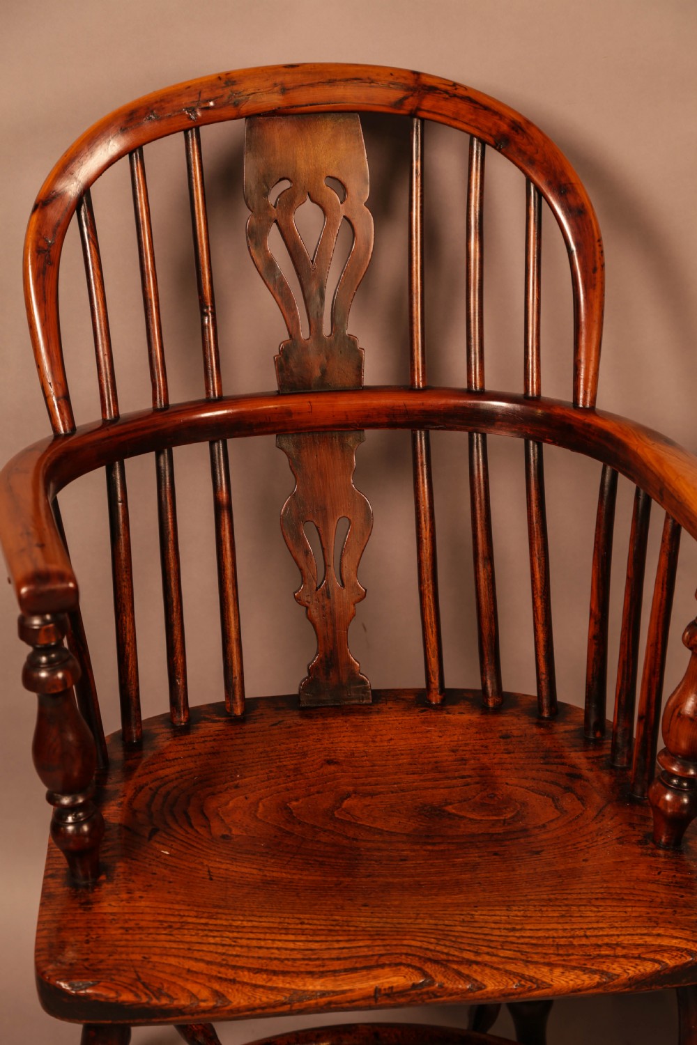 A Matching Pair of Yew Wood Windsor Chairs Rockley Maker View XII