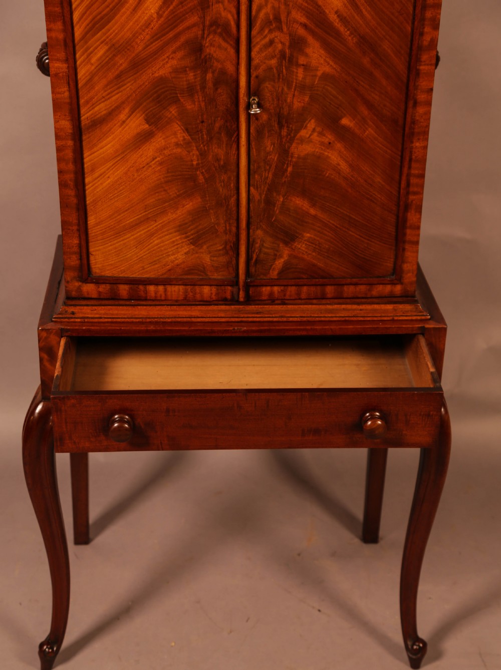 A Quality Cabinet on Stand Chippendale Style View III