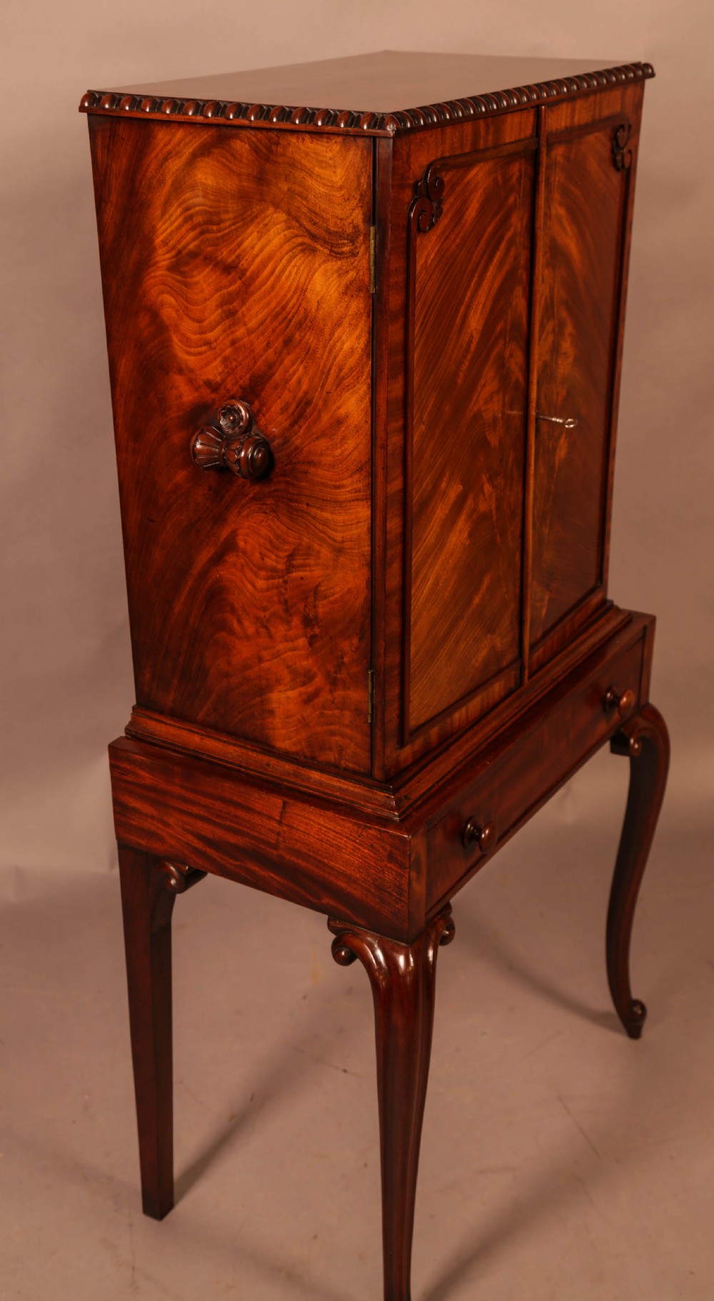 A Quality Cabinet on Stand Chippendale Style View VI