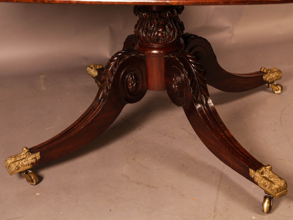 A Superb Georgian Breakfast Dining Table in Mahogany View IX