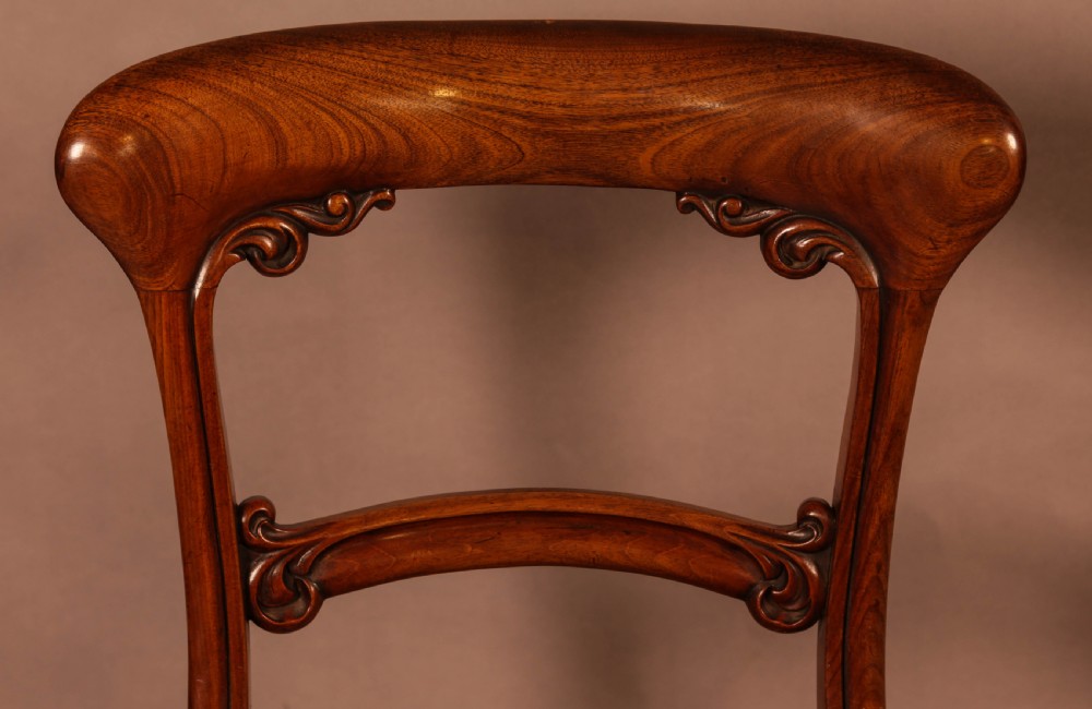 A Good set of 8 early Victorian century dining chairs View IX