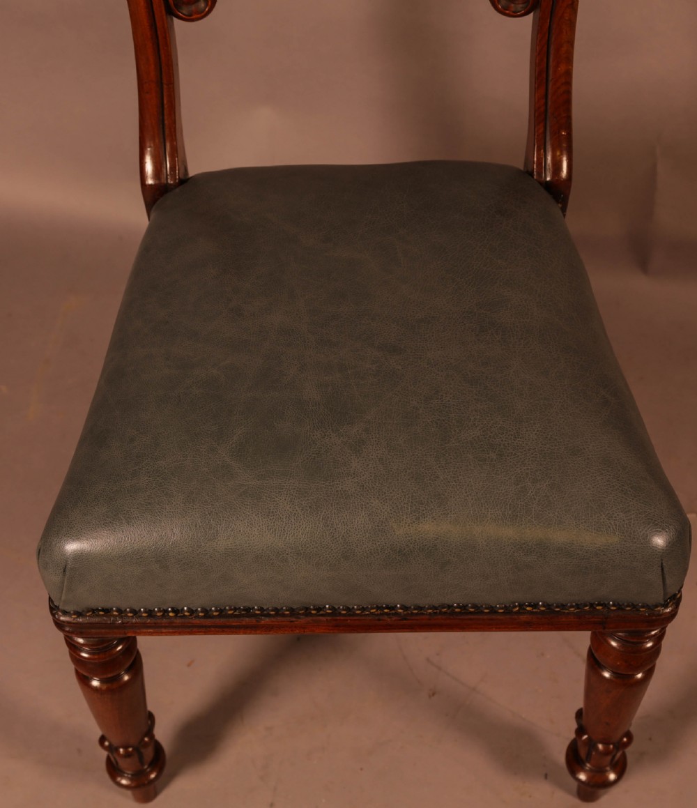A Good set of 8 early Victorian century dining chairs View XII