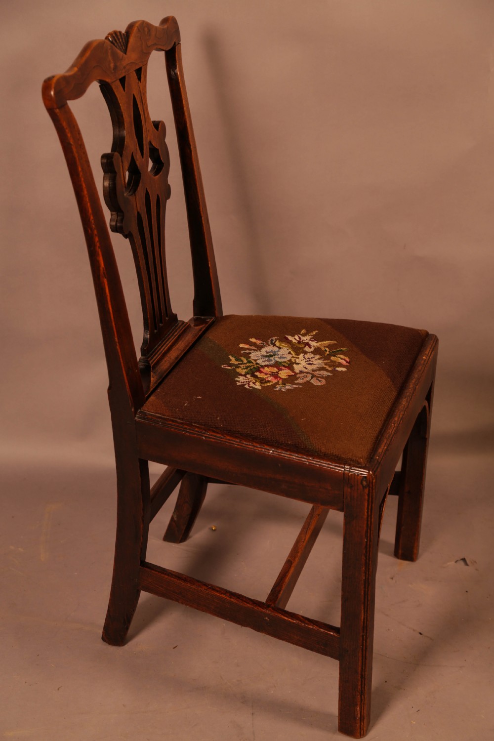 A Set of 6 Country Chippendale Dining Chairs View VII