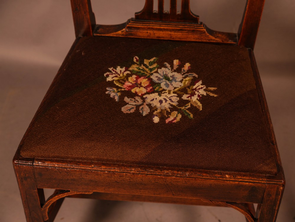 A Set of 6 Country Chippendale Dining Chairs View XI