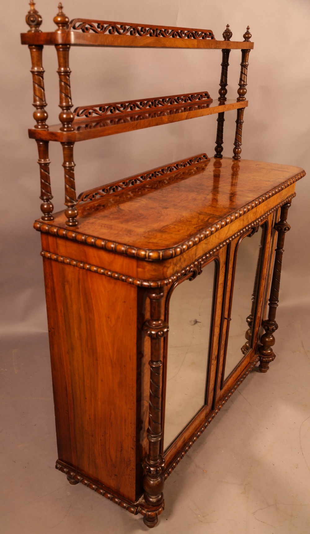 A Victorian Burr Walnut Chiffonier View II