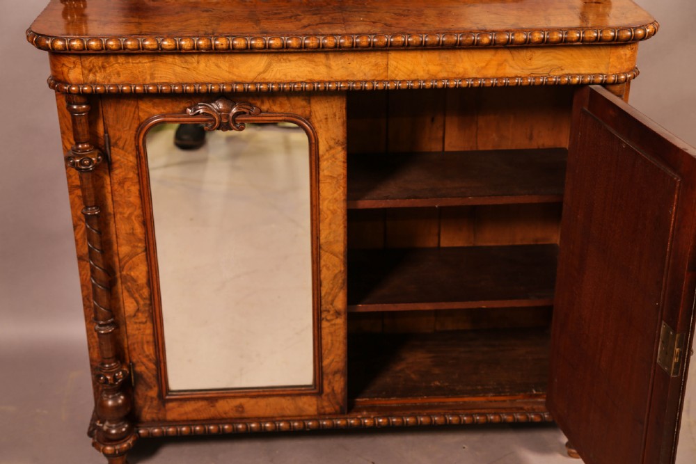 A Victorian Burr Walnut Chiffonier View IX