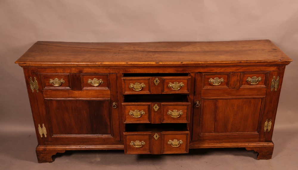 A Rare Georgian Fruit Wood Serving Dresser View VII