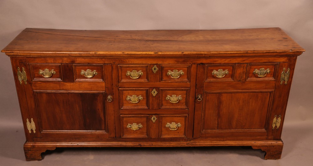 A Rare Georgian Fruit Wood Serving Dresser View VIII