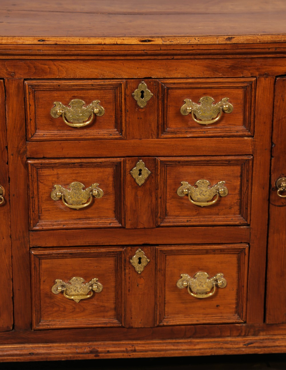 A Rare Georgian Fruit Wood Serving Dresser View IX
