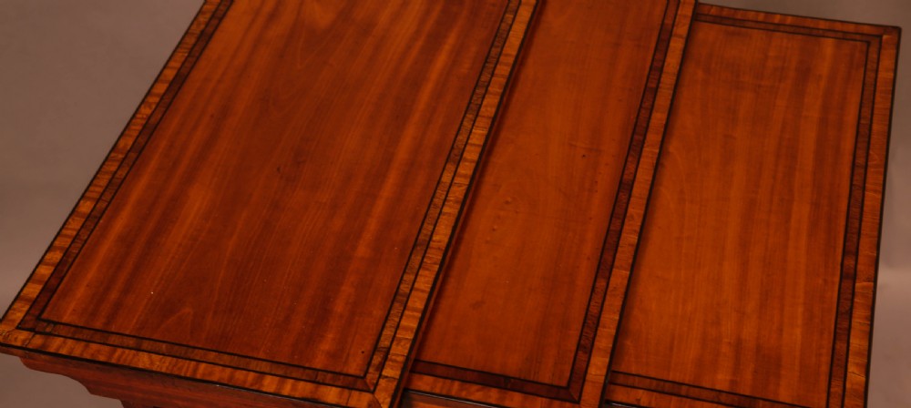 A Regency Nest of Three Tables in Satinwood View VIII