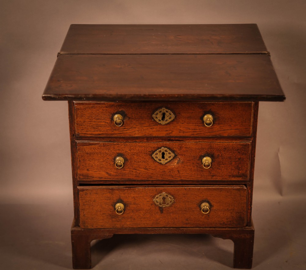 A Rare Early Georgian Batchelors Chest Tiny View III