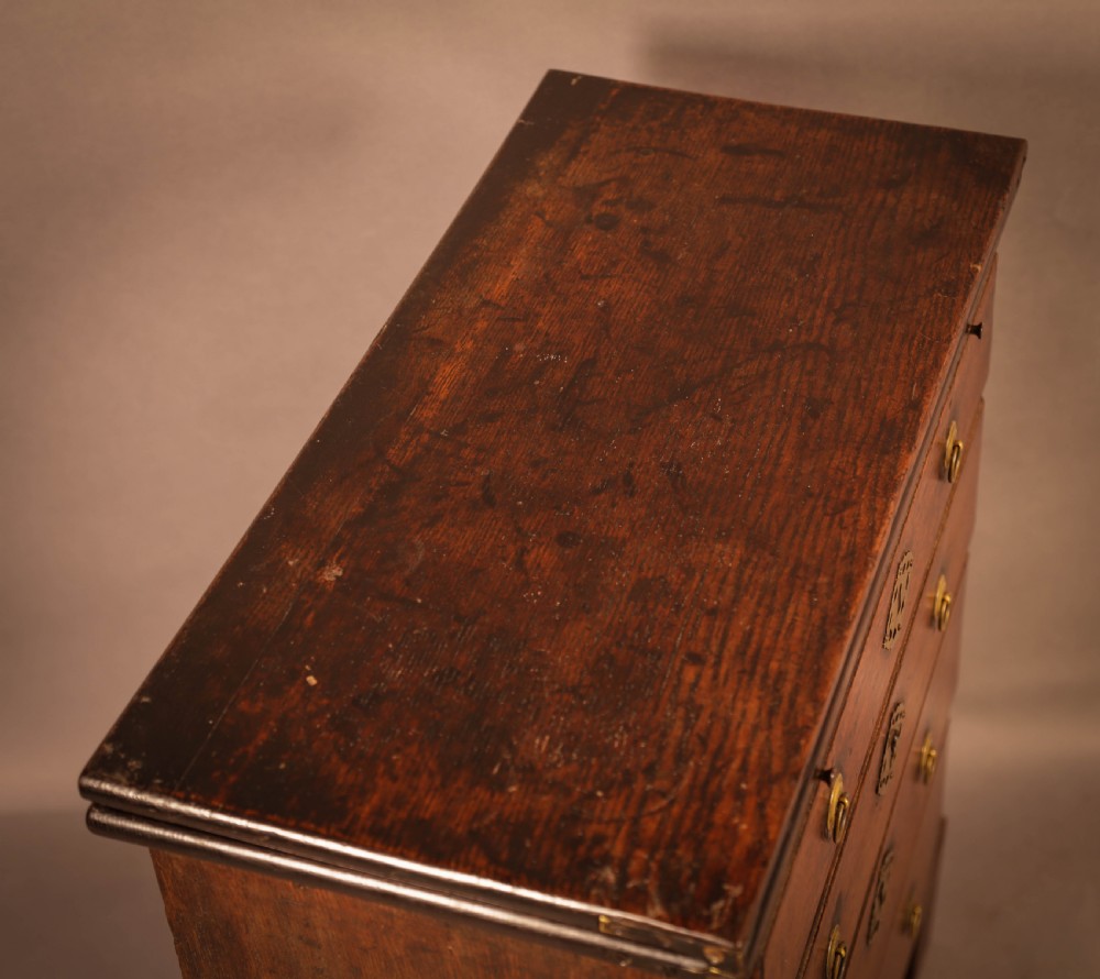 A Rare Early Georgian Batchelors Chest Tiny View VI
