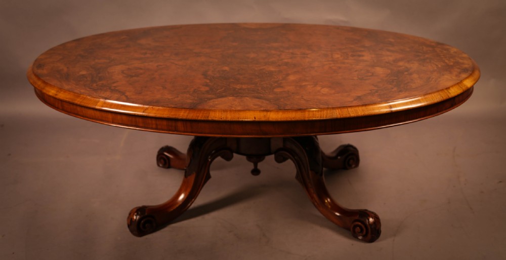 A Victorian Burr Walnut Coffee Table View II