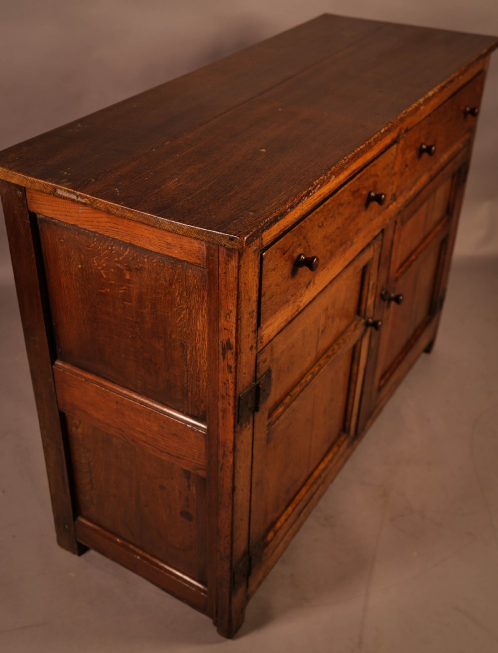 A Small Georgian Oak serving Dresser View III