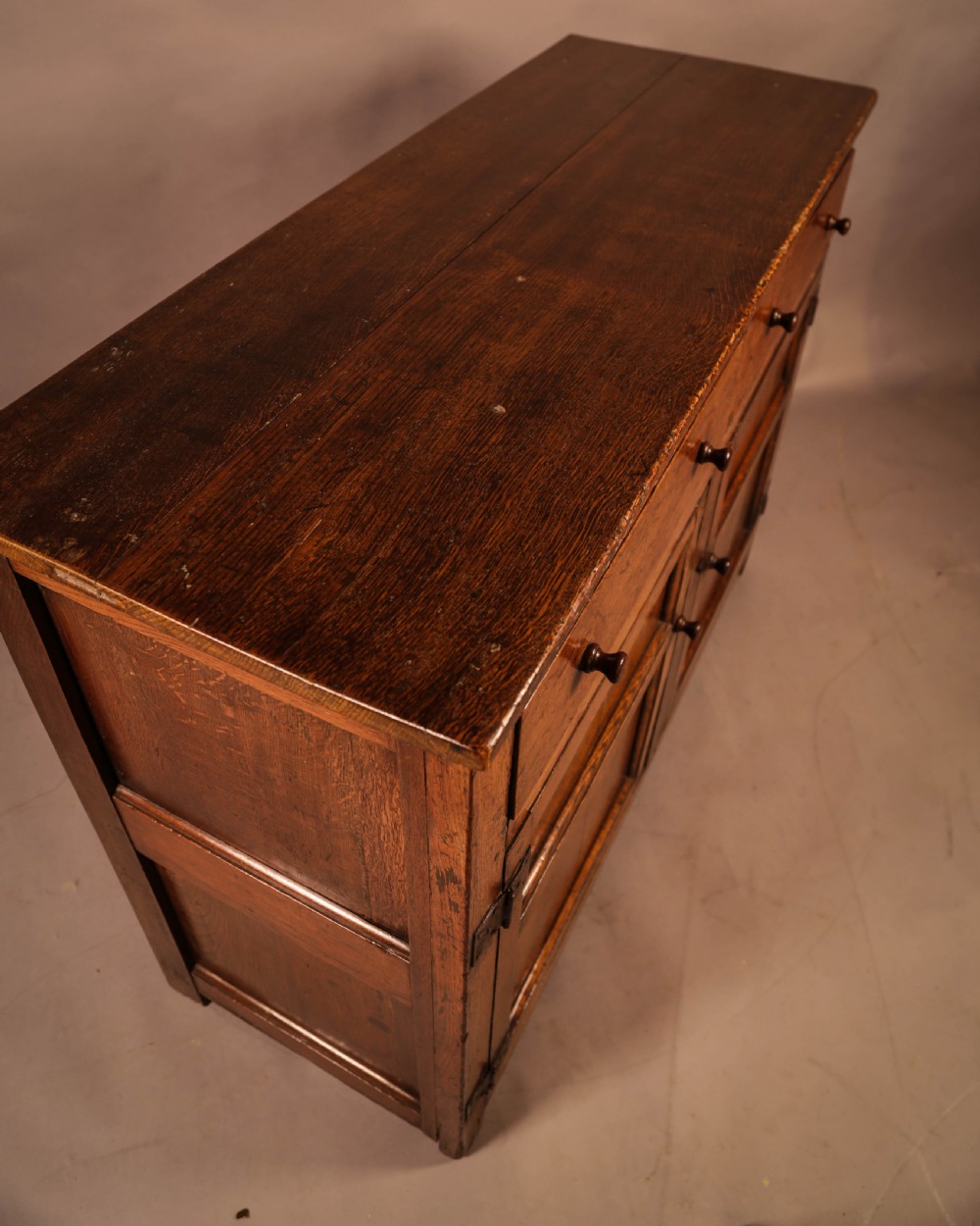 A Small Georgian Oak serving Dresser View IV