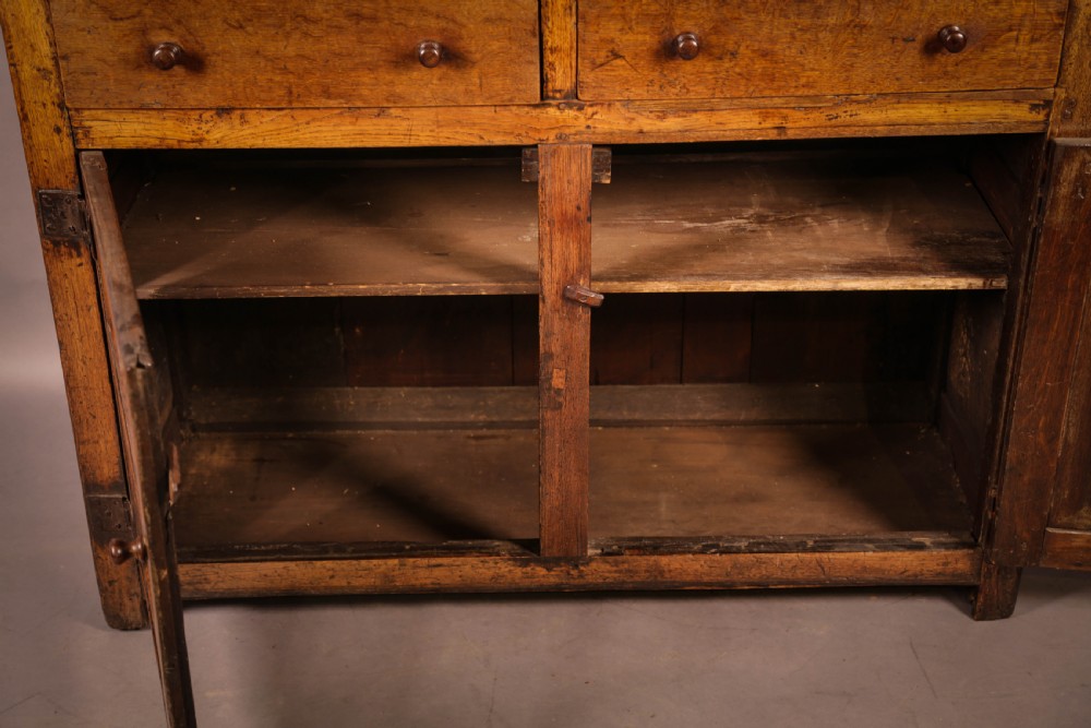 A Small Georgian Oak serving Dresser View V