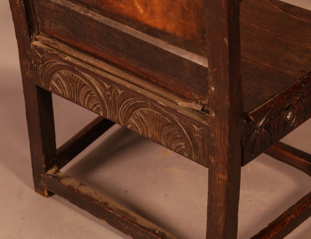 A Good 17th century Wainscot Armchair View VII