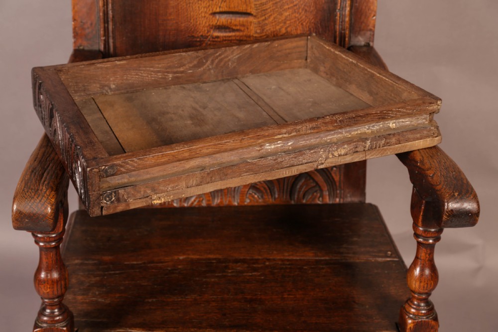 A Good 17th century Wainscot Armchair View IX