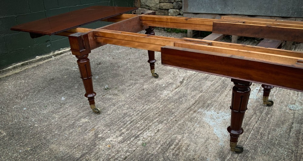 A Very Good late Georgian Extending Dining Table seats 14/16 View XVI