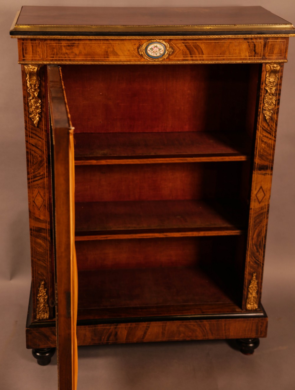 A Victorian Walnut Pier Cabinet View II