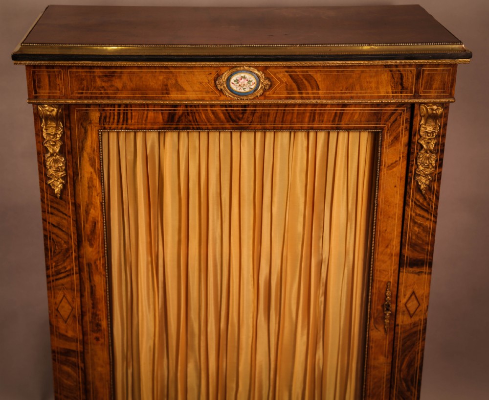 A Victorian Walnut Pier Cabinet View IV