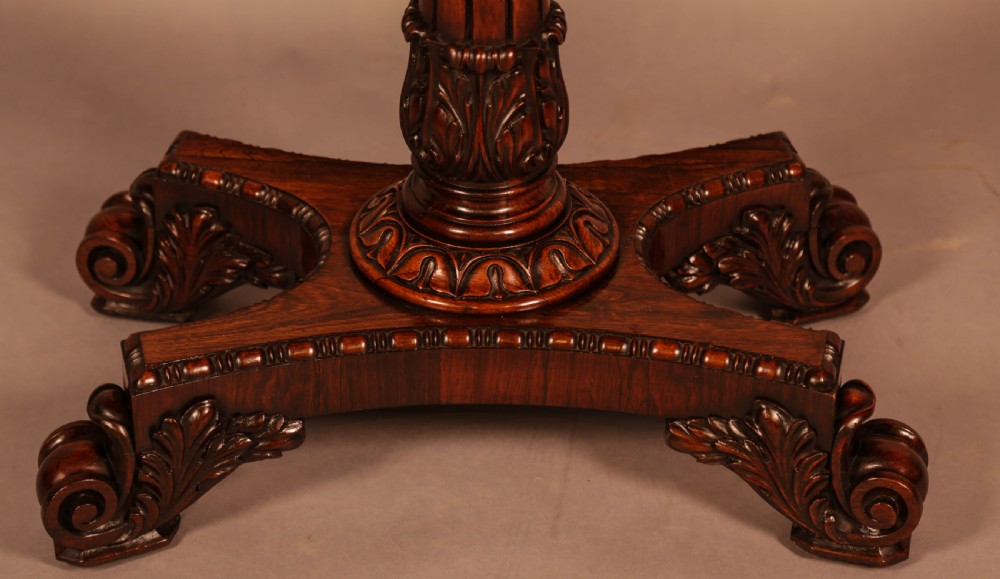A Very good Rosewood Card Table William IV View III