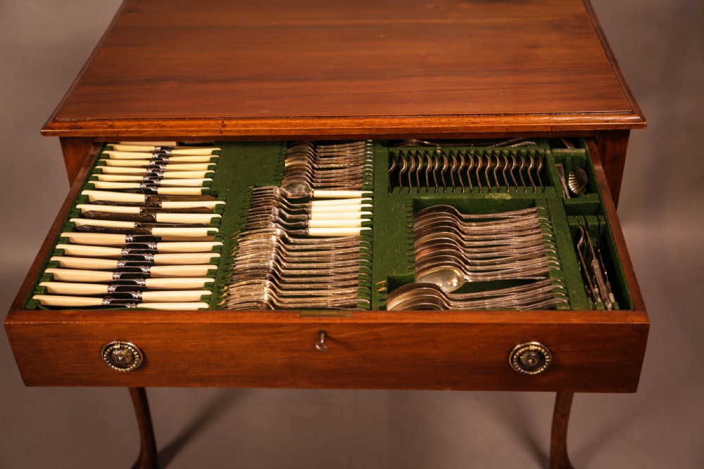 Edwardian Canteen of cutlery View VIII