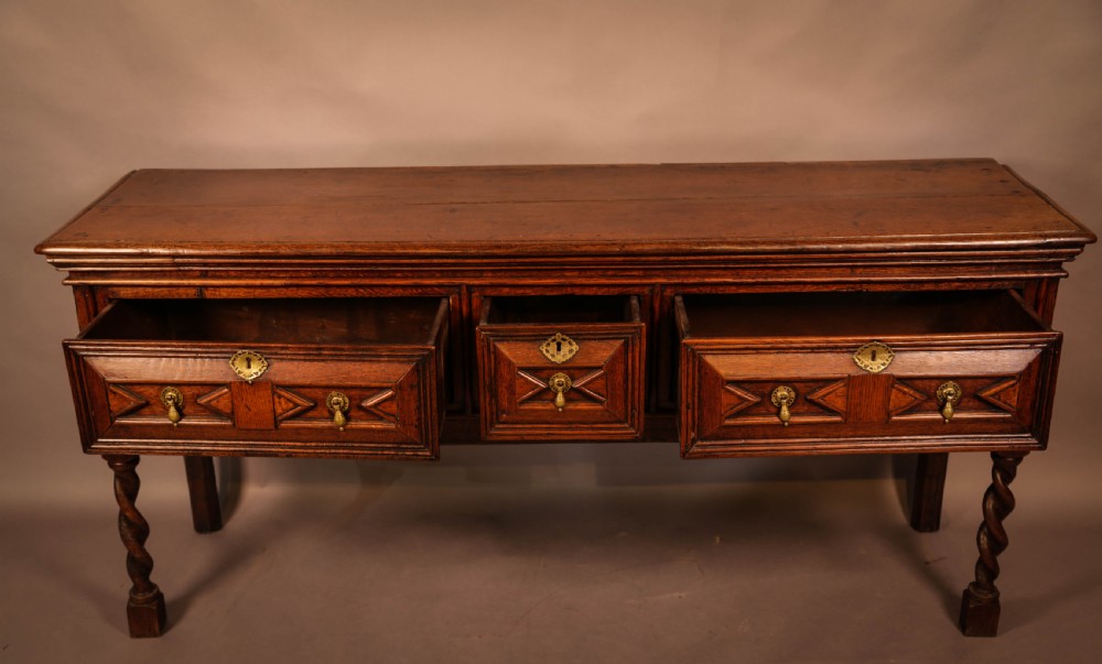 A Superb 17th century Serving Dresser  View II
