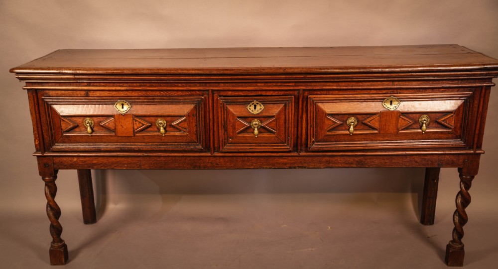 A Superb 17th century Serving Dresser  View IV