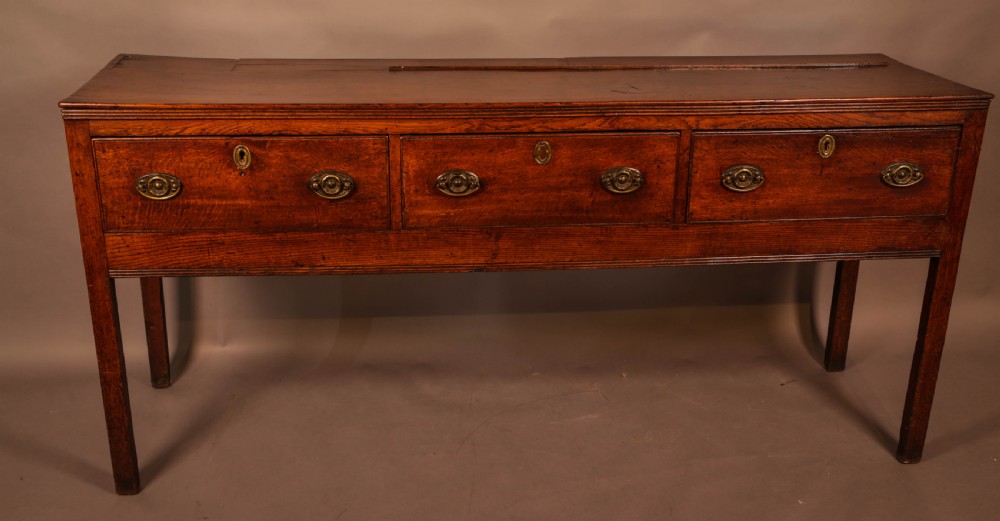 A Georgian Oak Serving Dresser