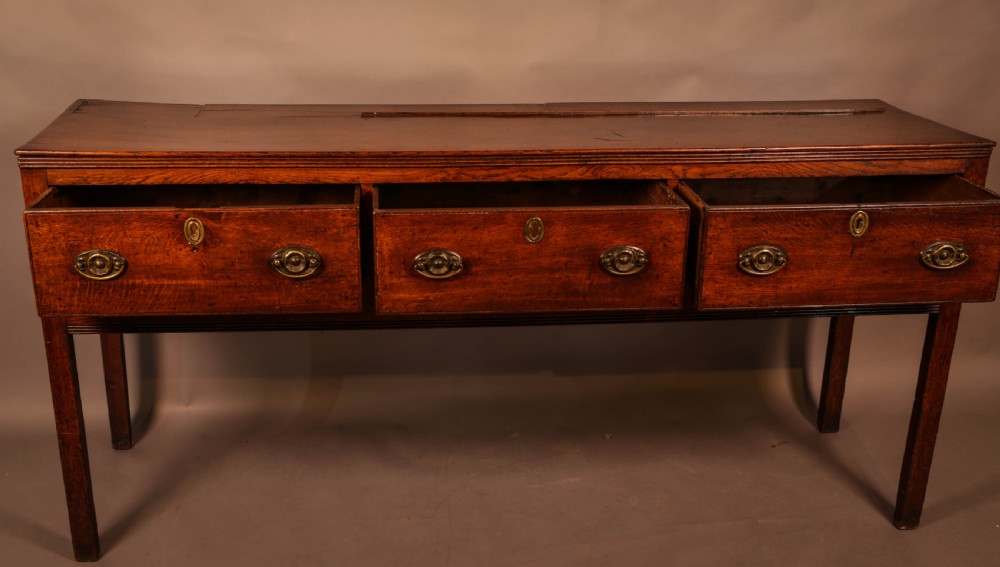 A Georgian Oak Serving Dresser View III