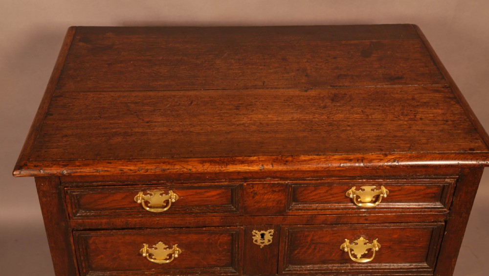 Early Oak Chest of Drawers c 1720 View VII