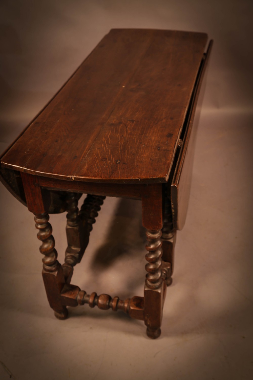 A 17th century Gate Leg Dining table in Oak View X
