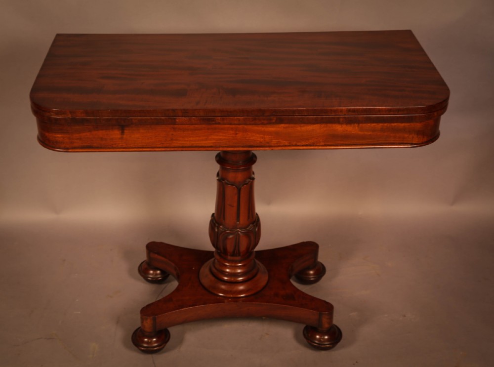 Early Victorian Tea Table Mahogany