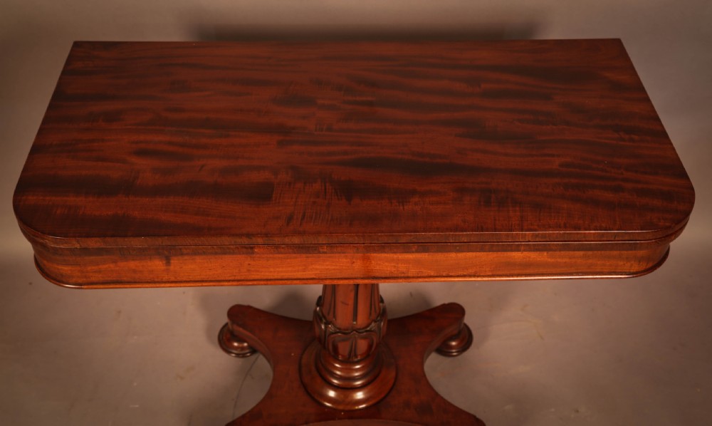 Early Victorian Tea Table Mahogany View IV