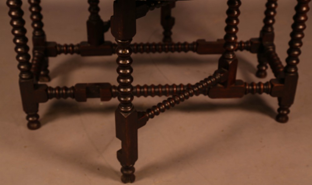 A Rare Yew Wood Gate Leg Table View IV