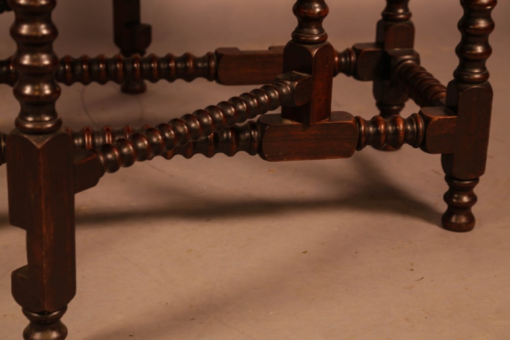 A Rare Yew Wood Gate Leg Table View VII