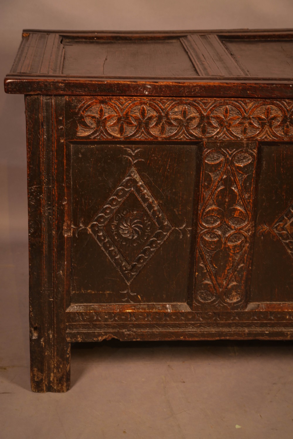 17th century Oak Coffer View III