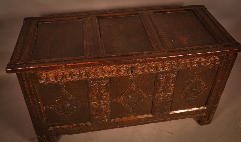 17th century Oak Coffer View V