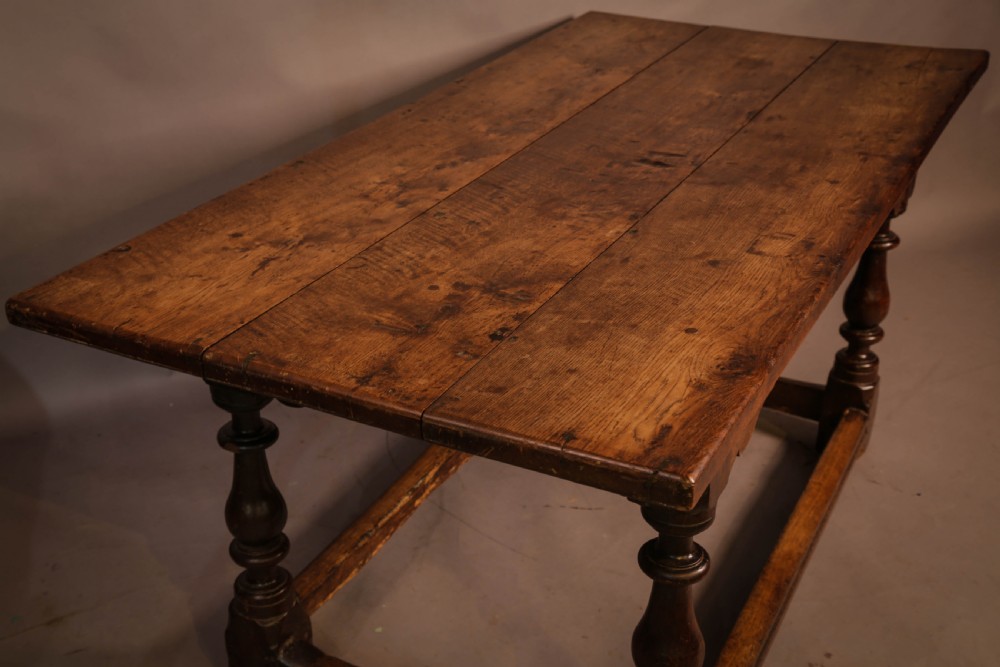 A 17th century Refectory Table in Oak View XII